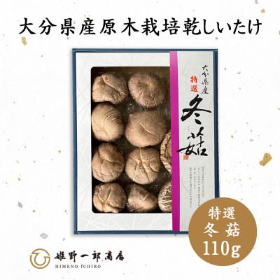 ふるさと納税 竹田市 大分県産原木栽培乾しいたけ 特選どんこ 110g