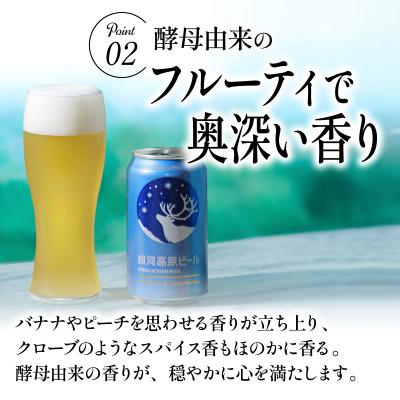 ふるさと納税 彦根市 【クラフトビール】銀河高原ビール 小麦のビール  ヘーフェヴァイツェン 350ml x48本_X1の画像