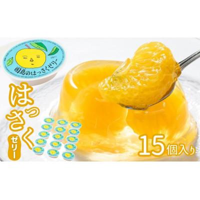 ふるさと納税 竹原市 因島のはっさくゼリー 78g×計15個セット