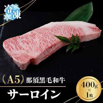 ふるさと納税 那須町 [冷凍]A5那須黒毛和牛 サーロイン 400g×1枚(P161)