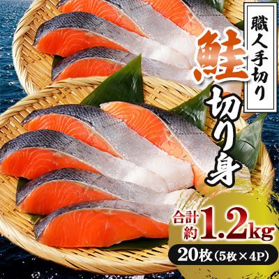 ふるさと納税 水俣市 鮭 切り身 計約1.2kg 5枚×4P[鮭のヤマナカ]