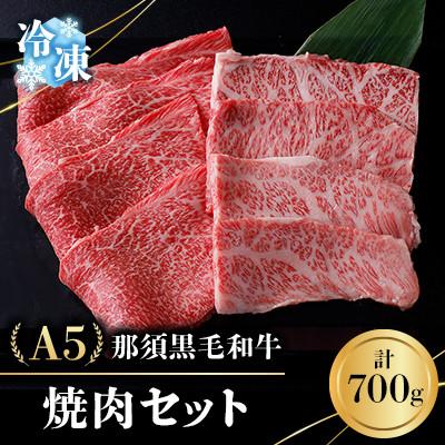 ふるさと納税 那須町 [冷凍]A5那須黒毛和牛 焼肉セット 700g (C-1)