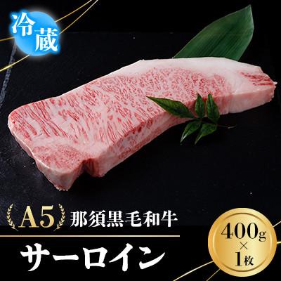 ふるさと納税 那須町 [冷蔵]A5那須黒毛和牛 サーロイン 400g×1枚 (P-161)