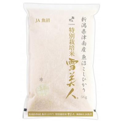 ふるさと納税 津南町 [令和7年産新米]魚沼津南産コシヒカリ特別栽培米「雪美人」5kg
