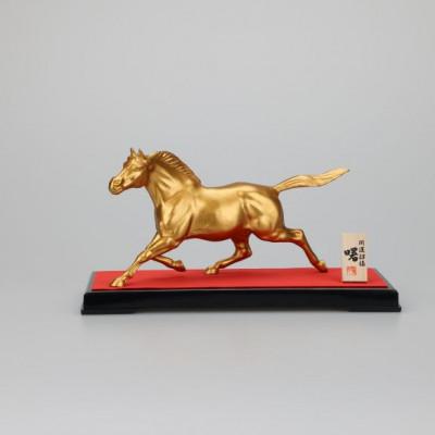 ふるさと納税 高岡市 [高岡銅器]秀月作 馬S-1 曙 あけぼの