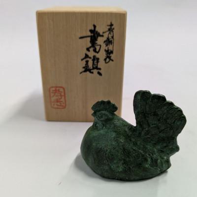 ふるさと納税 高岡市 [高岡銅器]書鎮 にわとり