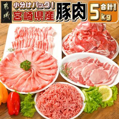 ふるさと納税 都城市 宮崎県産【豚肉5kgセット】(都城市) | 