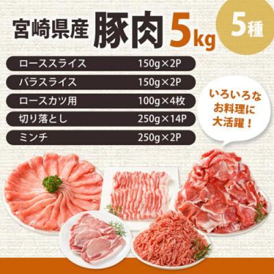 ふるさと納税 都城市 宮崎県産【豚肉5kgセット】(都城市) |  | 03