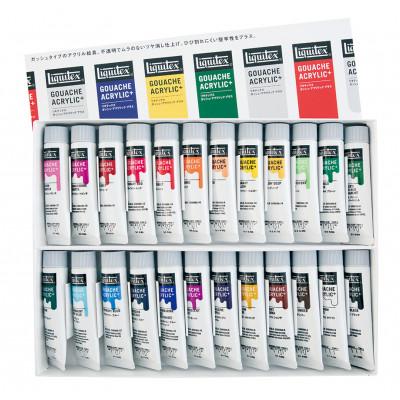 ふるさと納税 東金市 リキテックス ガッシュ・アクリリックプラス24色セット