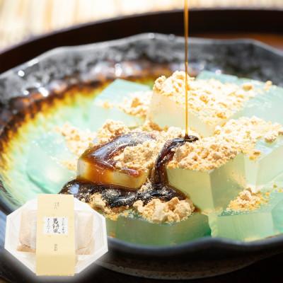 ふるさと納税 坂出市 [清水屋]くずもち風ところてん8個入り(カップ)/黒蜜・きな粉付き