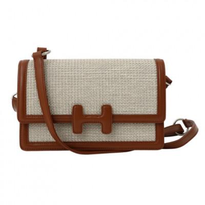 ふるさと納税 御代田町 [濱野皮革工藝 HAMANO バッグ]シュトワ コンビ2wayバッグ(サンドグレー×ブラウン)