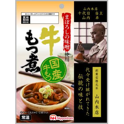 ふるさと納税 日向市 まぼろしの味噌使用 牛もつ煮 160g×10袋