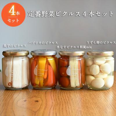 ふるさと納税 泉佐野市 いずみピクルス定番ピクルス4本セット ギフト箱入 いずみピクルス NSW 099H3531