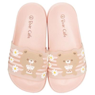 ふるさと納税 奈良市 キッズ シャワーサンダル 16cm[Bear Cafe ピンク] SDSH16 671968