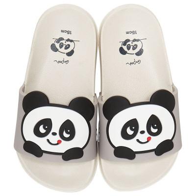 ふるさと納税 奈良市 キッズ シャワーサンダル 15cm SDSH15[ゴパン(パンダ)] 672279