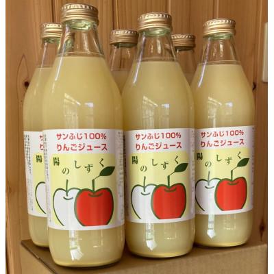 ふるさと納税 千曲市 りんごジュース(サンふじりんご)ストレート果汁100% 1000ml×6本