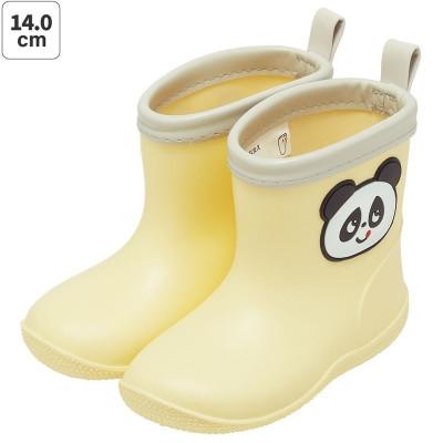 ふるさと納税 奈良市 キッズ ワッペン付きレインブーツ 14cm RIBTW14[ゴパン/パンダ] 672187