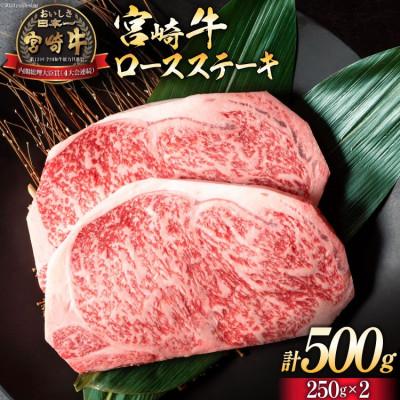 ふるさと納税 日向市 宮崎牛 ロースステーキ 250g×2 計500g(日向市)