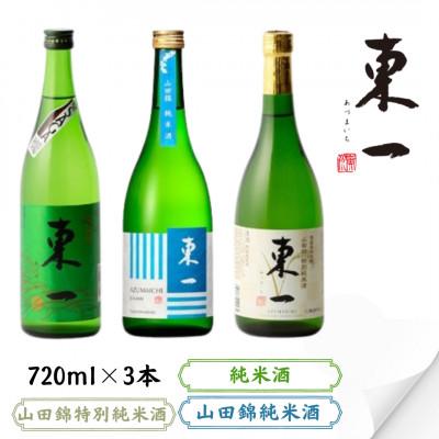 ふるさと納税 嬉野市 東一 純米酒 山田錦純米酒 山田錦特別純米酒 720ml 3本