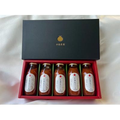 ふるさと納税 木曽岬町 伊藤農園 無添加 ミニとまとジュース 180ml(5本