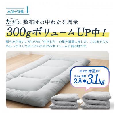 ふるさと納税 柳川市 防ダニ抗菌 敷布団 シングルロング (オリーブグレー色) 東洋紡フィルハーモニー使用 |  | 01