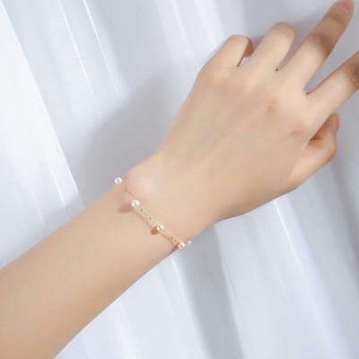 ふるさと納税 志摩市 志摩産 無調色アコヤ真珠 ベビーパール4-4.5ミリ ブレスレット (16cm) |  | 02