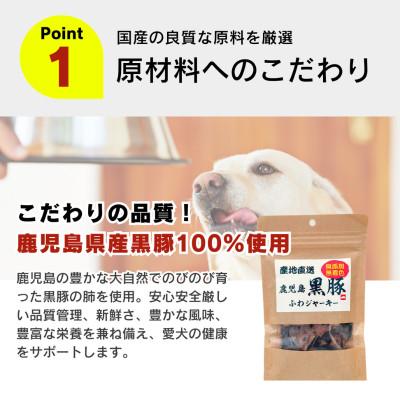 ふるさと納税 久留米市 産地直送 鹿児島 黒豚ふわジャーキー 20g×30袋(久留米市)の画像