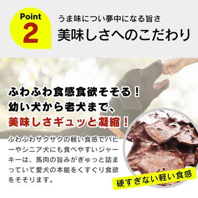 ふるさと納税 久留米市 厳選素材 国産馬肉ふわジャーキー 20g×30袋(久留米市)の画像