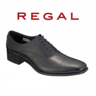 ふるさと納税 奥州市 REGAL革靴 ストレートチップ 725R ブラック[奥州市モデル] 24.0cm [AM007]