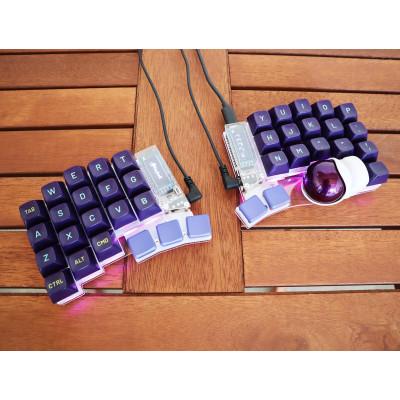 ふるさと納税 飛騨市 トラックボール付き40%左右分割キーボードキット