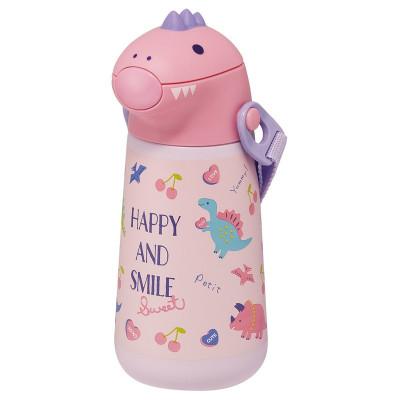 ふるさと納税 奈良市 ダイカットストローステンレスボトル 370ml SSH4D ハッピー&amp;スマイル 638244