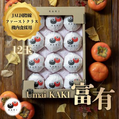 ふるさと納税 瑞穂市 Umai 柿 富有 12玉(岐阜県 瑞穂市産 富有柿)