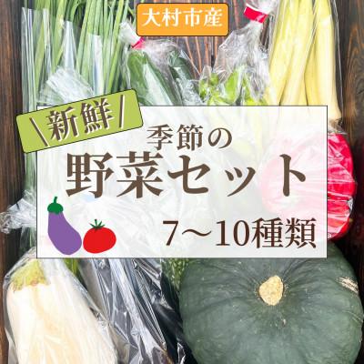 ふるさと納税 大村市 [産直松吉]季節の野菜セット (7〜10品目)