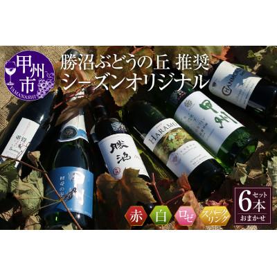 ふるさと納税 甲州市 勝沼ぶどうの丘推奨ワイン シーズンオリジナル6本セット