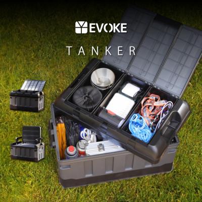 ふるさと納税 犬山市 【EVOKE/イヴォーグ公式】 TANKER タンカー キャンプ 収納ボックス(収納型/typeA) |  | 01