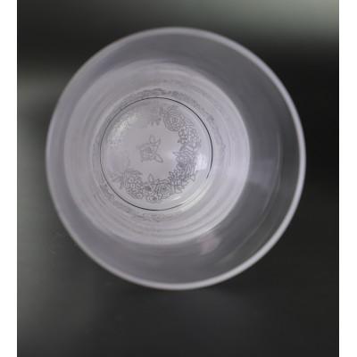 ふるさと納税 海南市 紀州塗り [ぬりもん de Verre] フリーグラス 単品 「蒔絵/ボタニカル・銀」 210ml