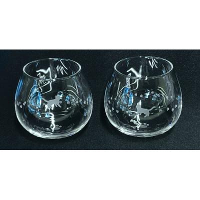 ふるさと納税 山武市 スインググラス 仔猫と足跡