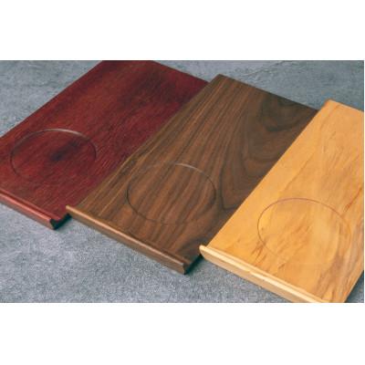 ふるさと納税 宇城市 カフェトレイ 3点セット ウォールナット パープルハート 栃 天然無垢材