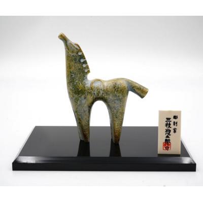 ふるさと納税 高岡市 [高岡銅器]三枝惣太郎作 馬5.爽春