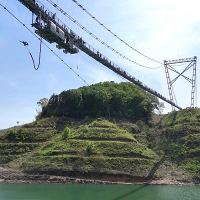 ふるさと納税 茨木市 【GRAVITATE OSAKA】ブリッジバンジー+入園・吊り橋\u0026飲食クーポン券(1名様分)の画像