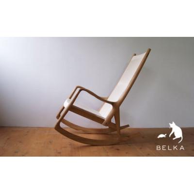 ふるさと納税 塩尻市 国産ナラ材 ロッキングチェア(bcr-1)