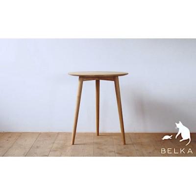 ふるさと納税 塩尻市 国産ナラ材 カフェテーブル(btc-2)