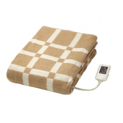 ふるさと納税 岸和田市 洗える保温性に優れたゲルマニウム電気毛布[140×80cm]ベージュ1枚