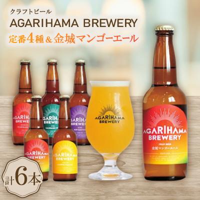 ふるさと納税 与那原町 [AGARIHAMA BREWERY・クラフトビール]定番4種&amp;金城マンゴーエール2本 6本セット