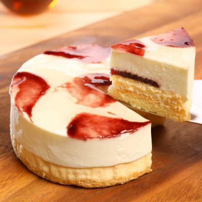 ふるさと納税 久慈市 お誕生日用 山ぶどうWチーズケーキ(5号:直径15cm)11-4