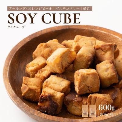 ふるさと納税 静岡市 ソイキューブ アーモンド&amp;オレンジピール 600g(100g×6袋)