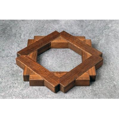 ふるさと納税 宇城市 ポットスタンド(鍋敷き・ケトルレスト)ウォールナット