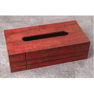 ふるさと納税 宇城市 ティッシュケース パープルハート 天然無垢材