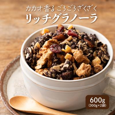 ふるさと納税 静岡市 贅沢リッチグラノーラ 600g(300g×2袋)