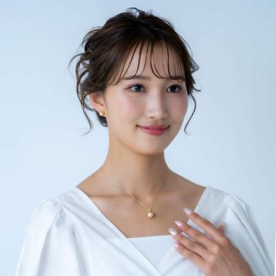 ふるさと納税 神戸市 【久遠】ゴールデンパール(南洋真珠)ダイヤモンド